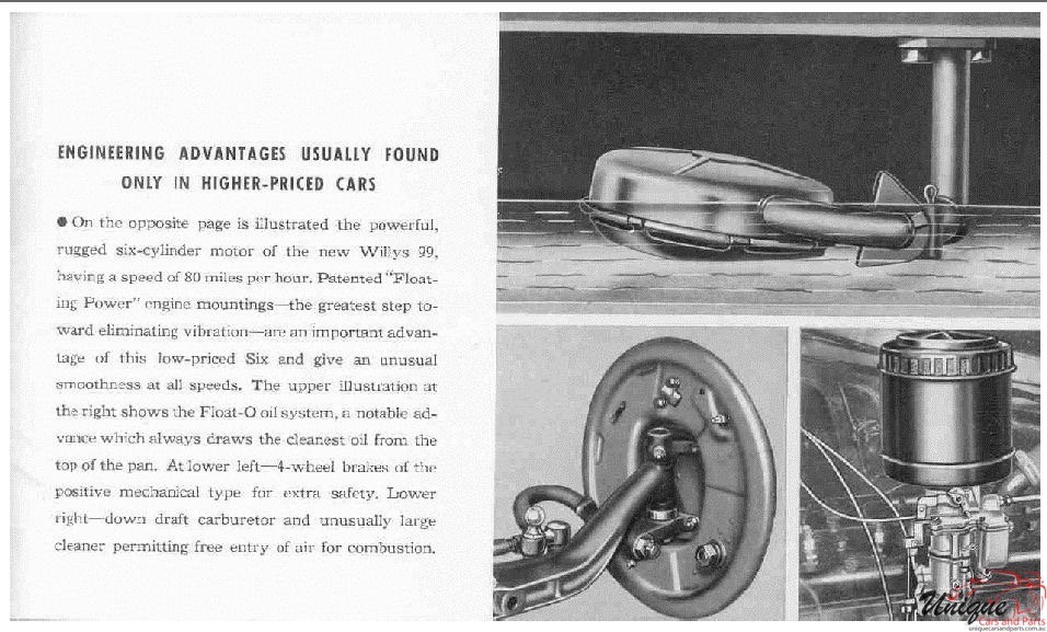 1933 Willys 99 Brochure Page 12